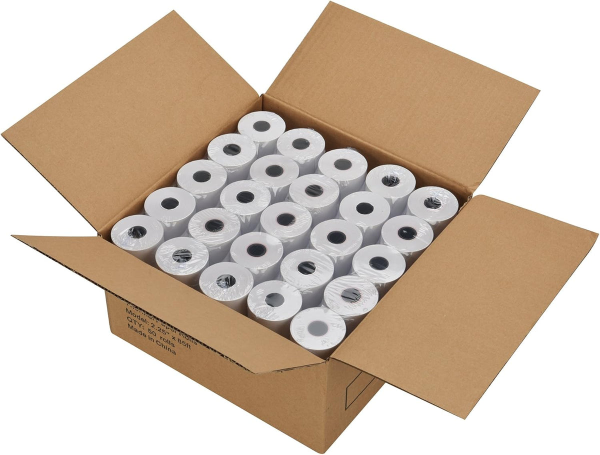 2 1/4inch*85ft Thermal Receipt Paper (50 Rolls) V21919