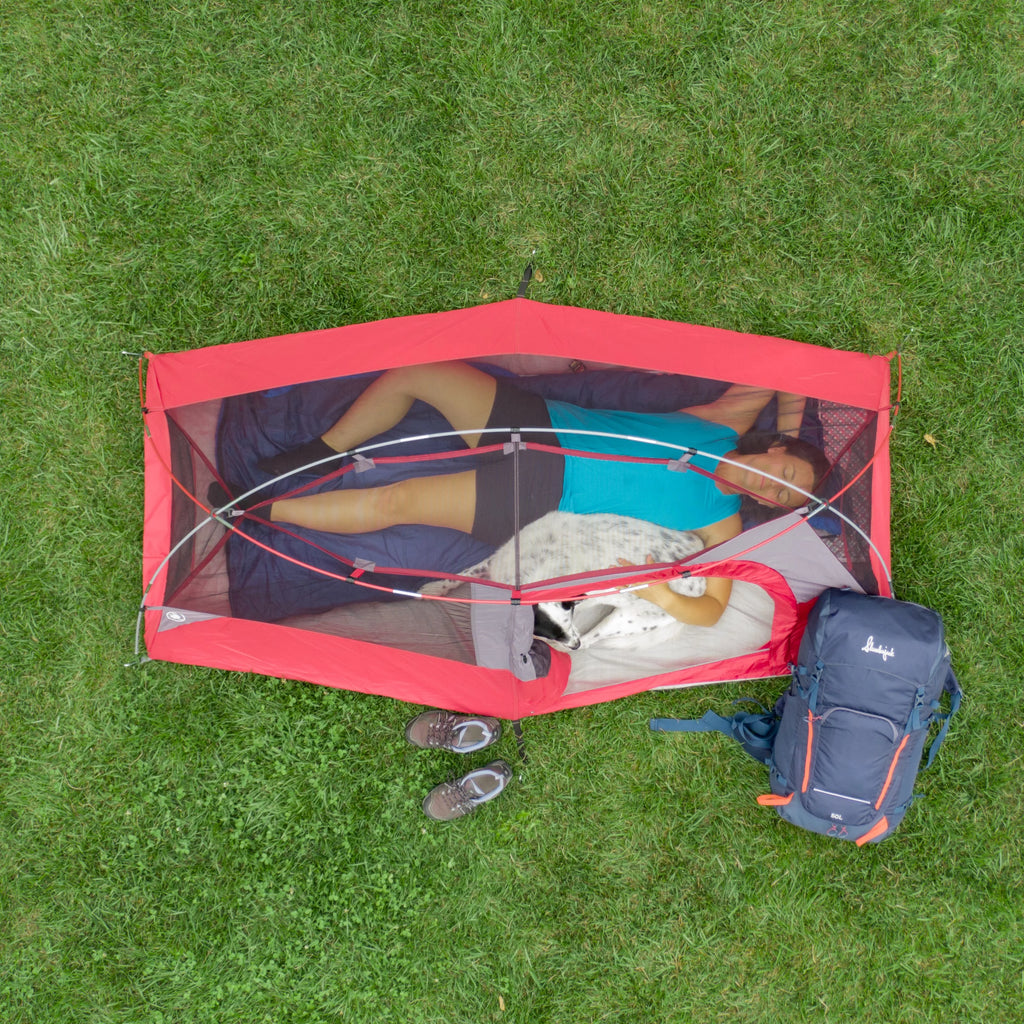 1-Person Backpacking Tent with Large Door I10774