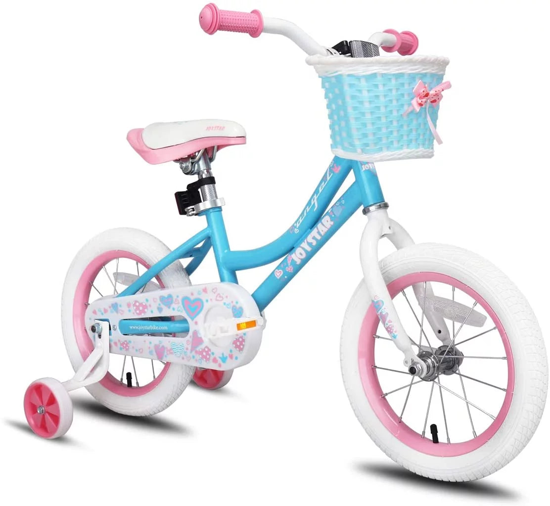 12 14 16 18 Inch Kids Bike with Training Wheels & Basket N81937