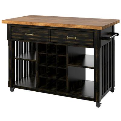 Kitchen Cart with Wood Top L56459