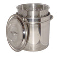 36 qt. Stainless Steel Pot with Basket and Lid Y21249