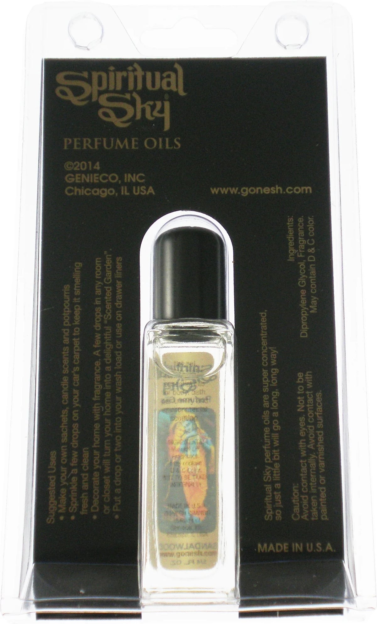 Sandalwood Scented Perfume Oil Pack of 4 1/4 oz H8974