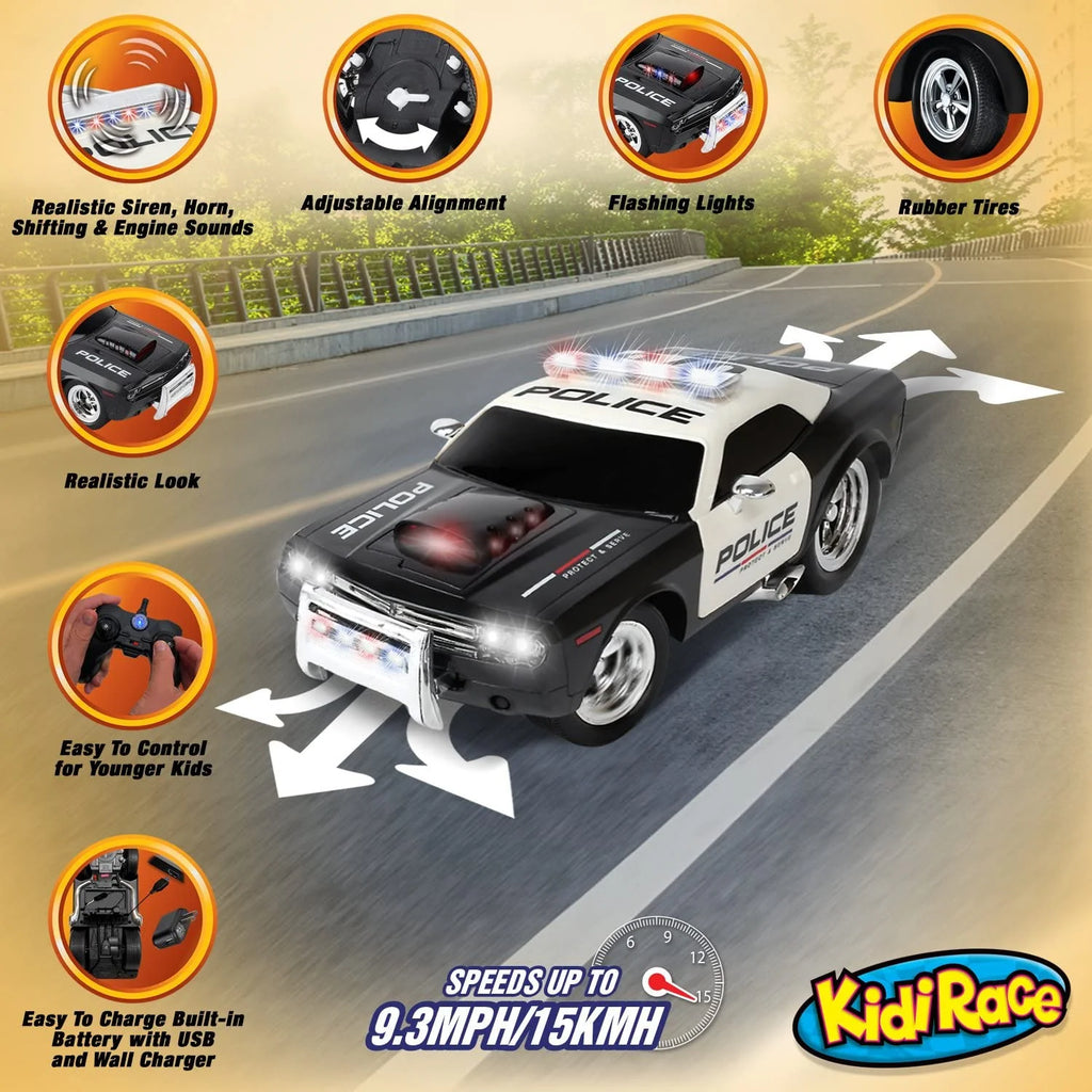 RC Remote Control Police Car U5649
