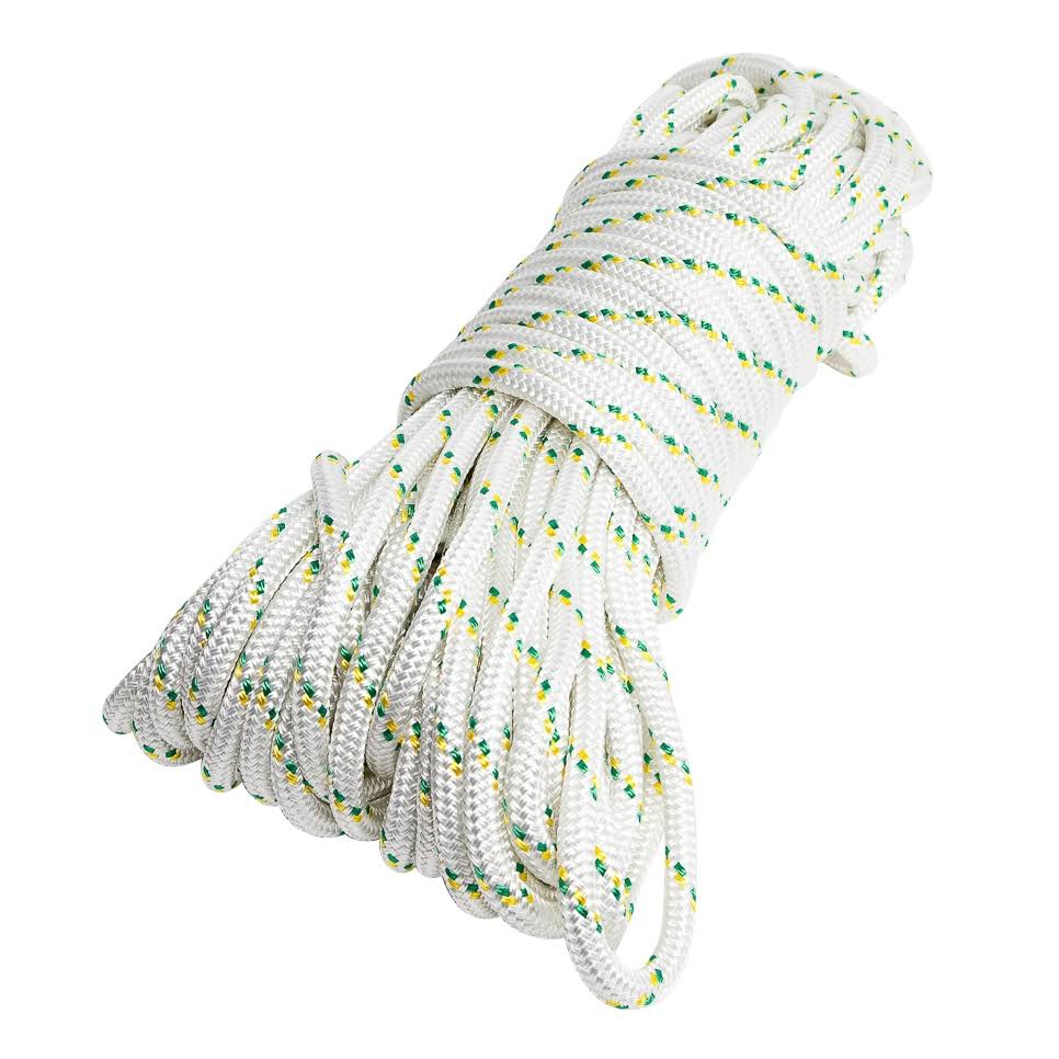 Portable Winch Rope 164ft. L x 1/2in. Dia, 8100 lbs. Tensile Strength X2202