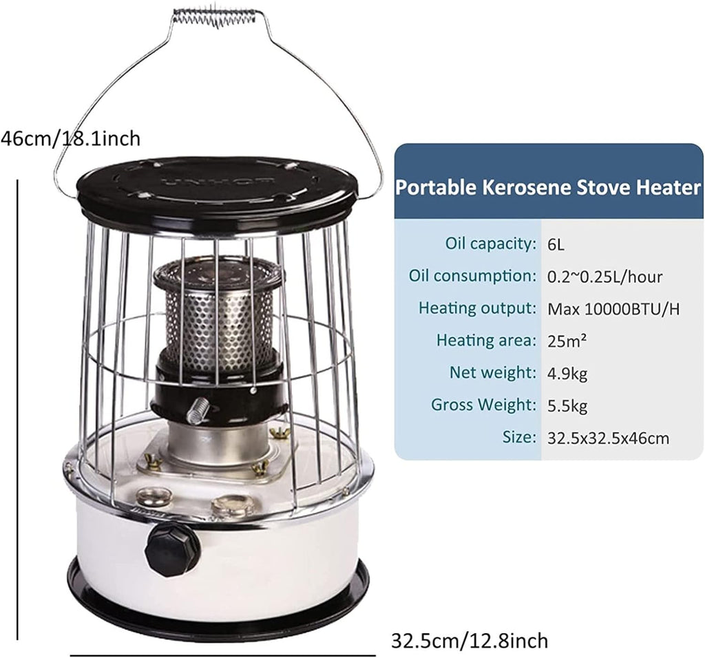 Kerosene Heater with Handle, Portable, 10000BTU A3380