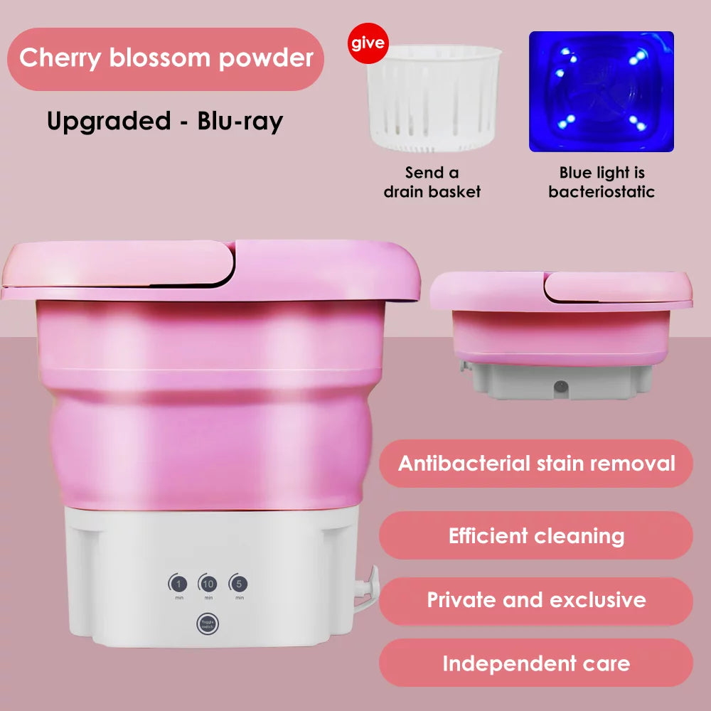 Foldable Mini Washer 4.5L Portable Washing Machine U138