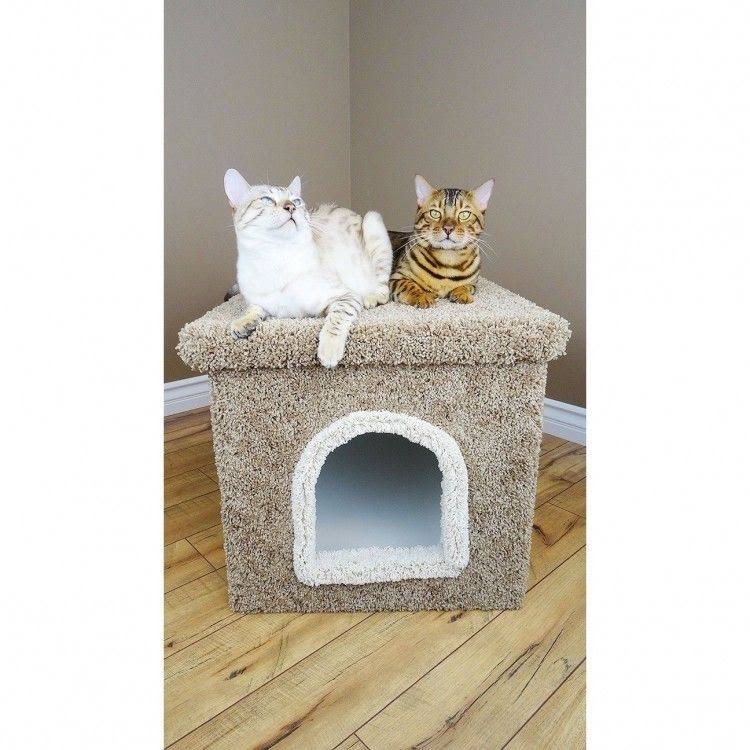 Solid Wood Cat Condo V820256