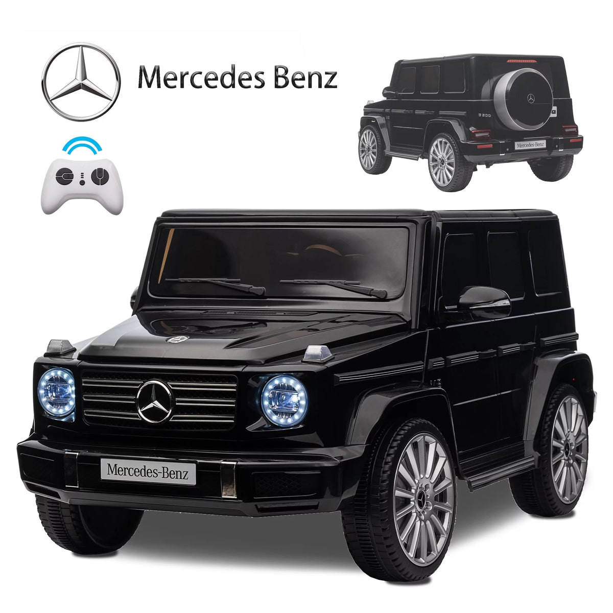 24V White Ride on Car with Remote Control O8983