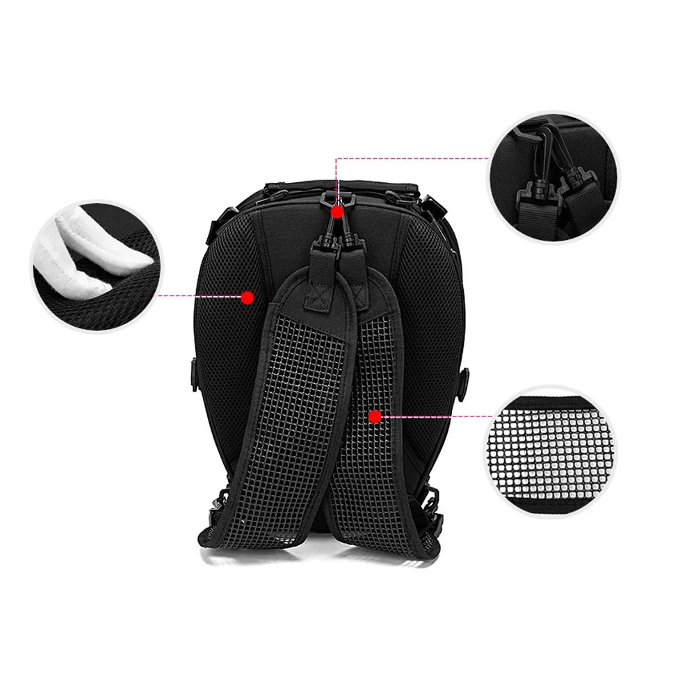 Motorcycle Tail Bag 30L-40L Waterproof Rear Seat Bag X896515
