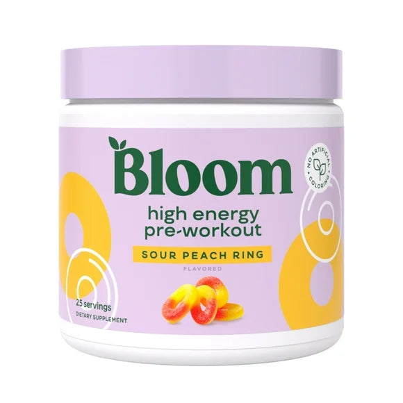 High Energy Pre-Workout Sour Peach Ring 25 Servings I1714