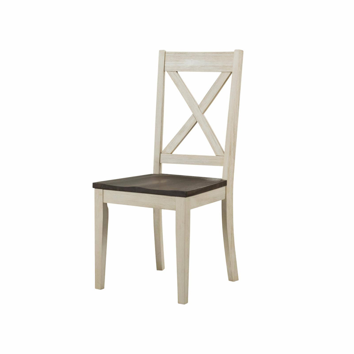 Cocoa / Chalk X-Back Side Dining Chair Set of 2 G568539