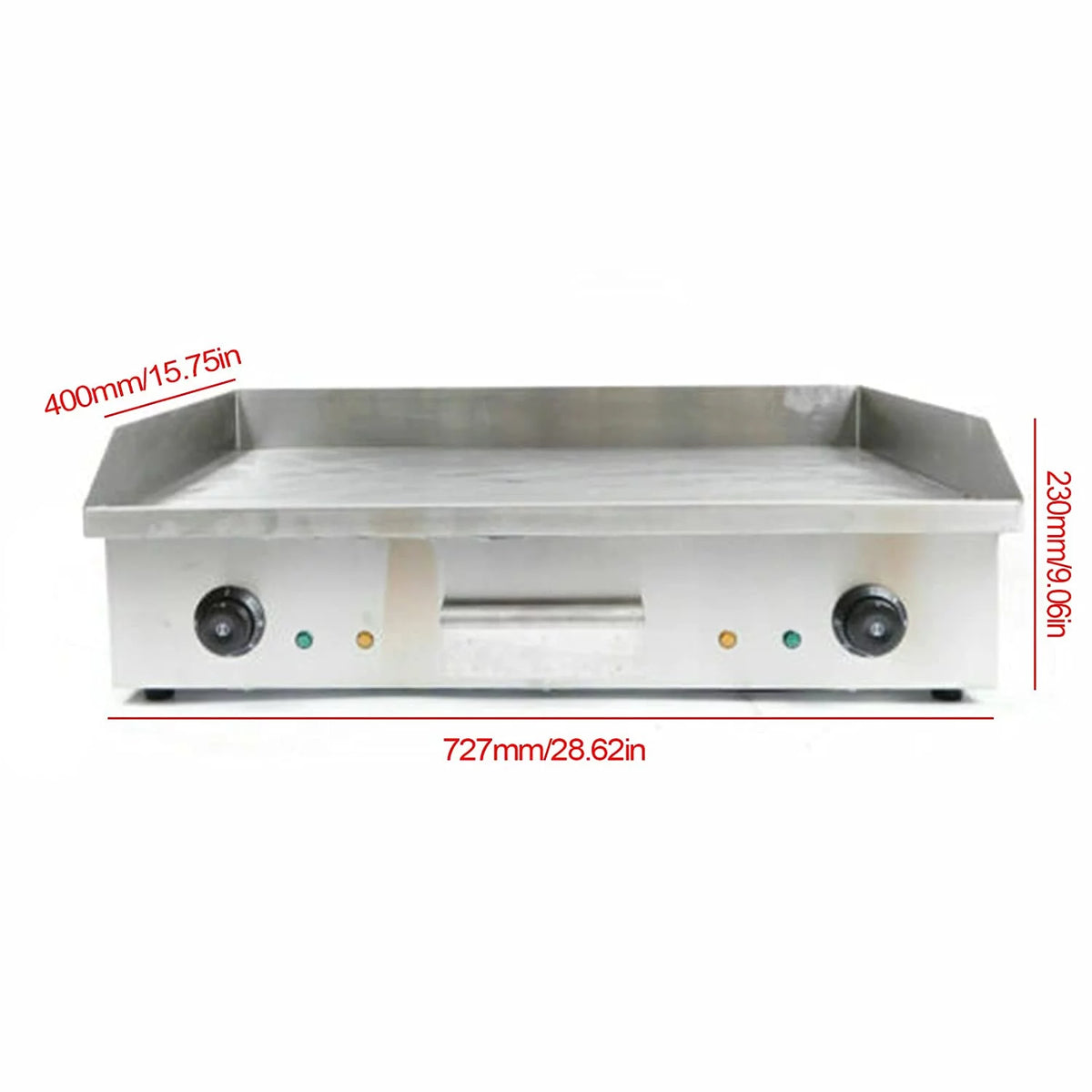 4400W Commercial Electric Counter-top Griddle with Thermostatic Controls T770005