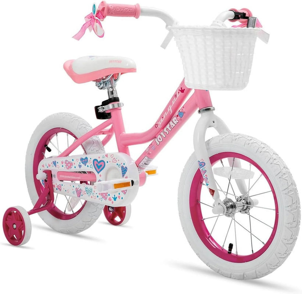 12 14 16 18 Inch Kids Bike with Training Wheels & Basket N81937