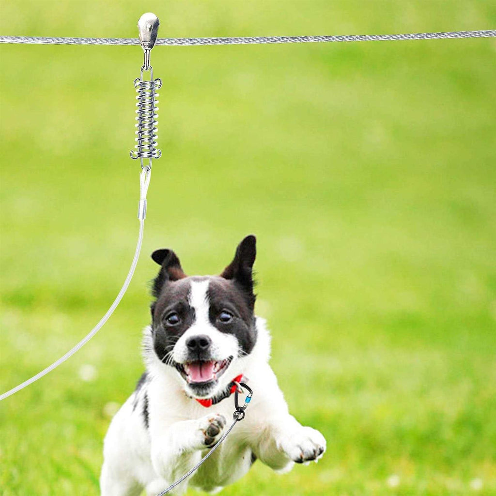 Dog Tie Out Runner with 10ft Pulley Runner Line K64248