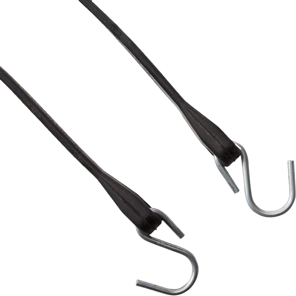 21" Rubber Bungee Cords with Hooks, Pack of 25 U515902