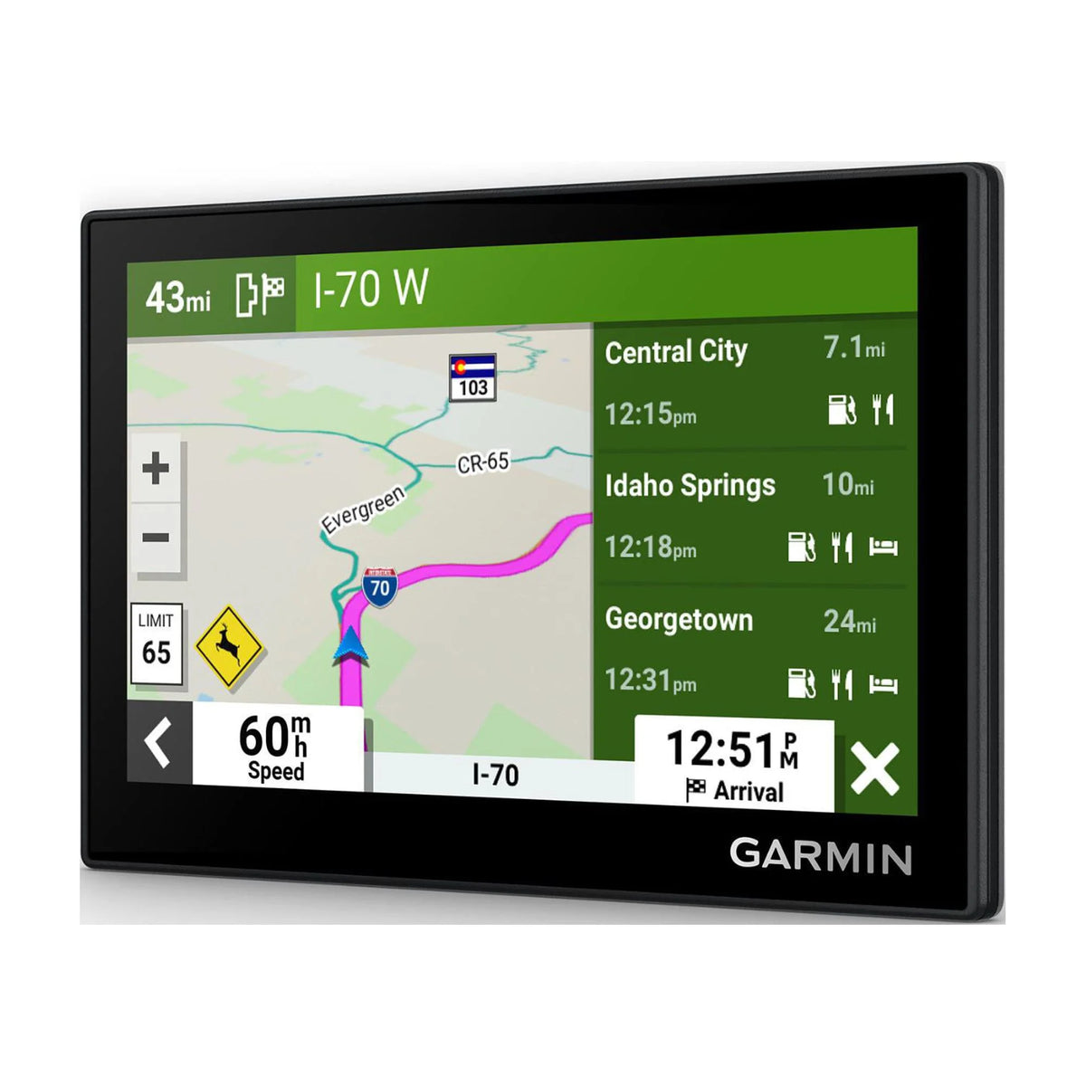 GPS Navigator with 2-Port Car Charger M9748