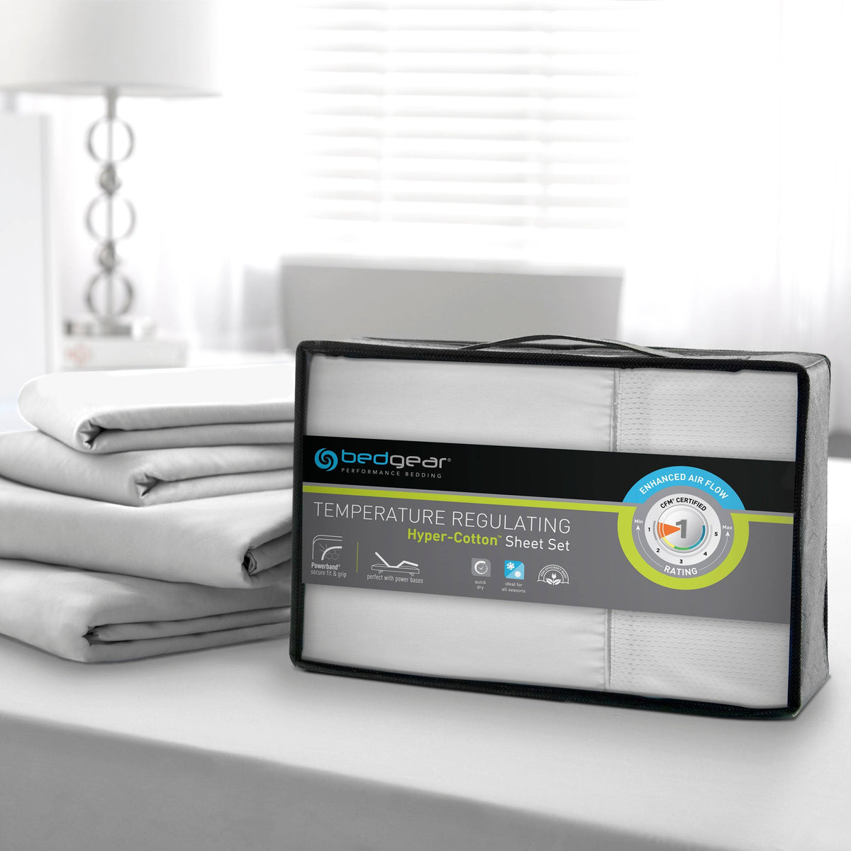 White Split King Cotton Sheets W343091