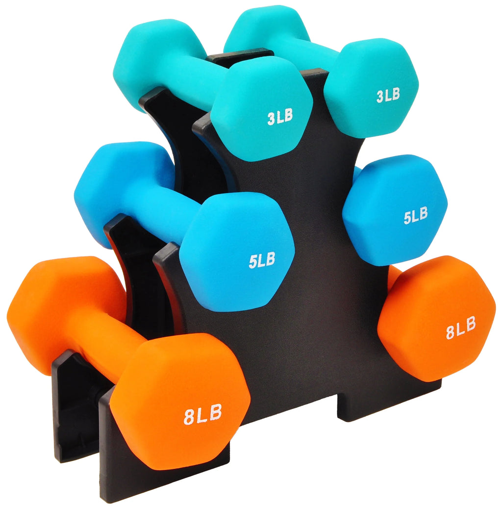 Dumbbell Set with Stand X519976