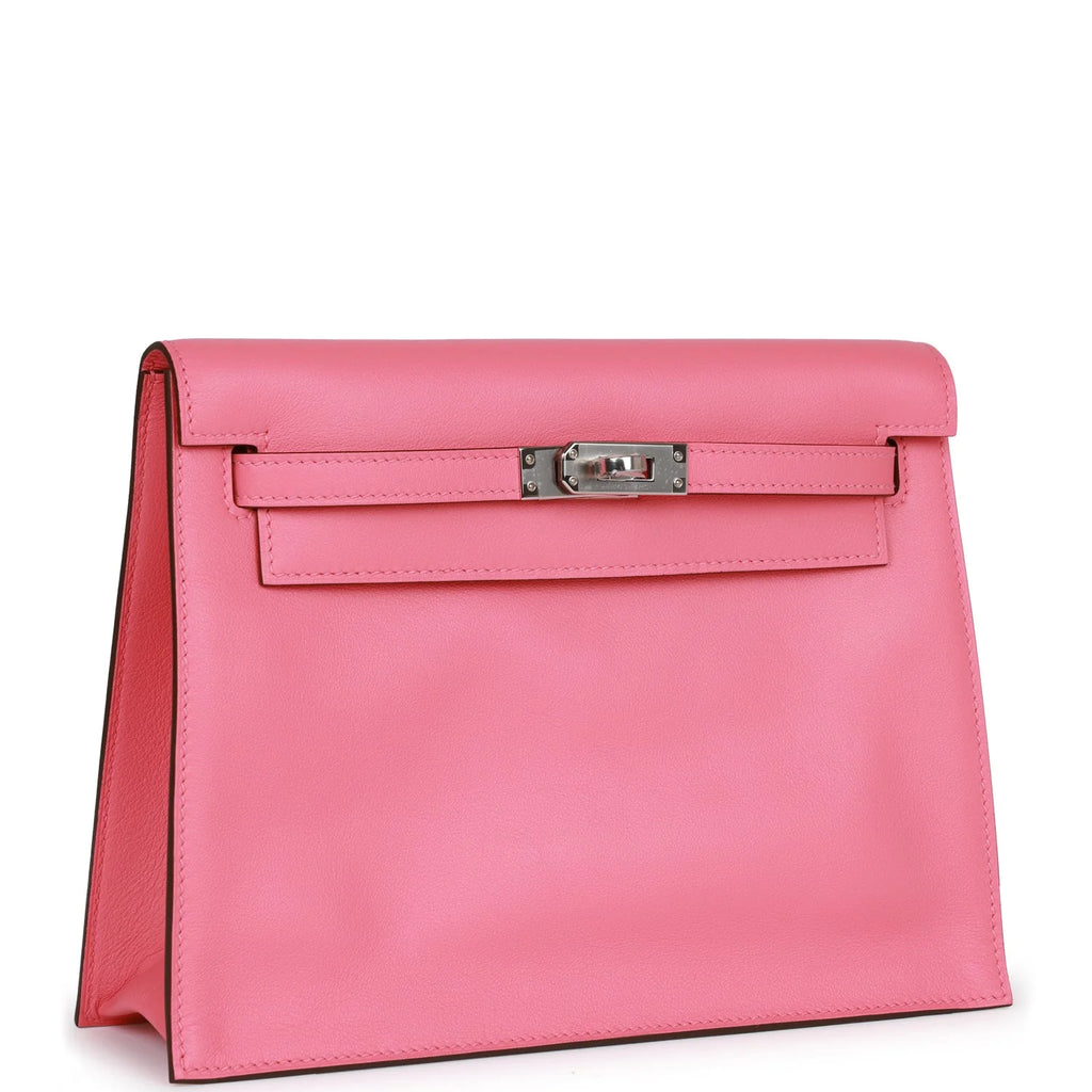 Rose Azalee Palladium Hardware Handbag O9864