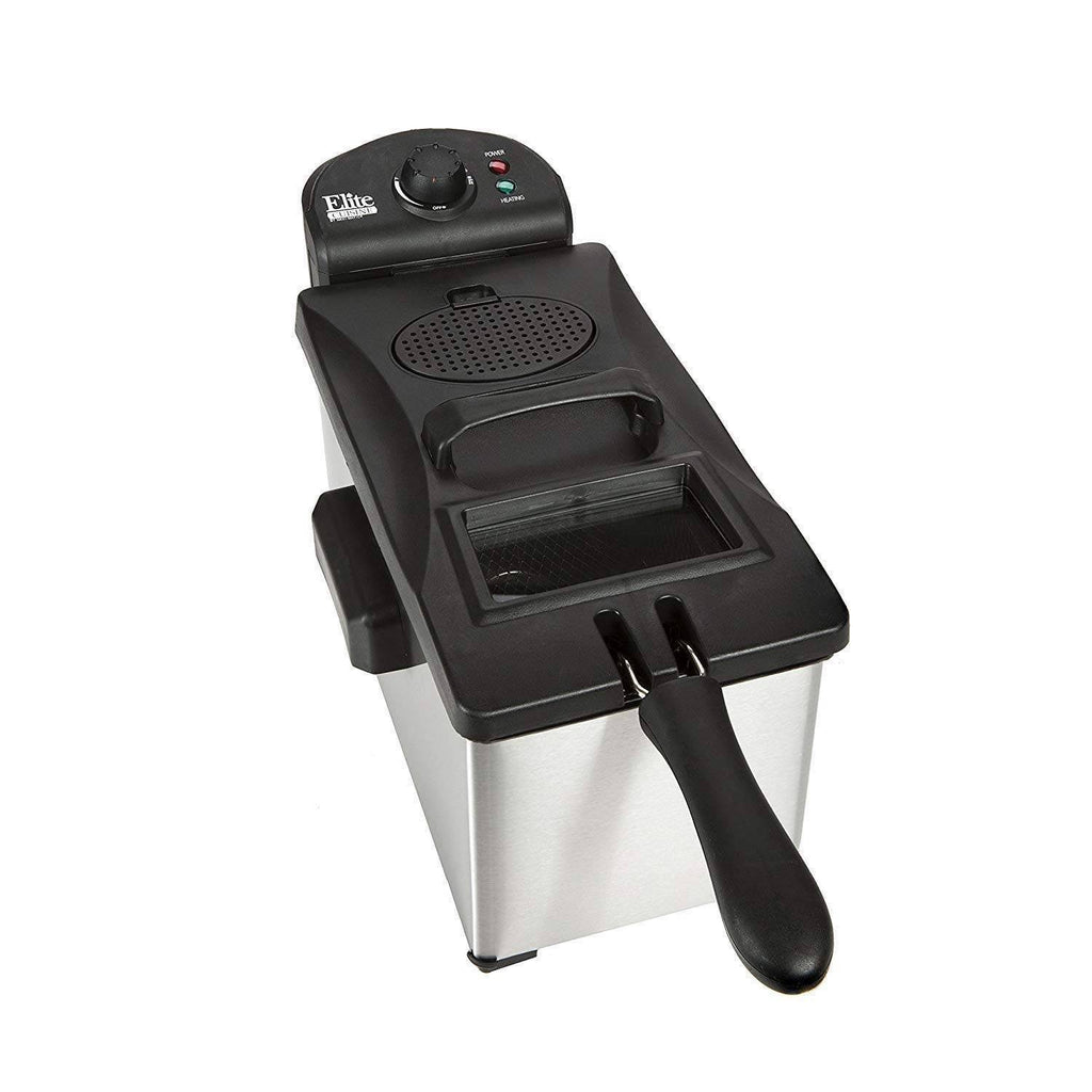 3.5-Quart Immersion Deep Stainless Steel Fryer A379434