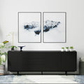 78" x 28" Highboy Modern TV Stand Cabinet And Sideboard H884646