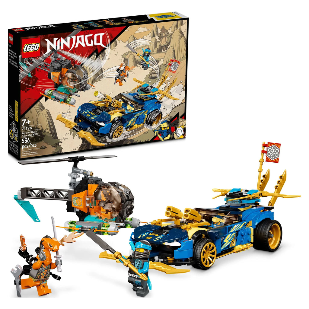 Race Car EVO Set with Toy Helicopter and Boa Snake Figure N3543