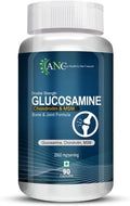 Glucosamine 2000mg Chondroitin MSM Joint Support Supplement 90 Capsules B489