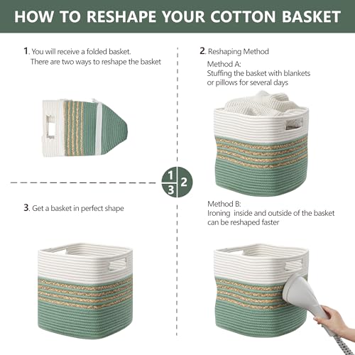 Set of 4 Water Hyacinth Storage Bins with Handles, Brown I301
