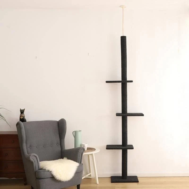 3-Tier Floor-To-Ceiling Cat Tree T4757