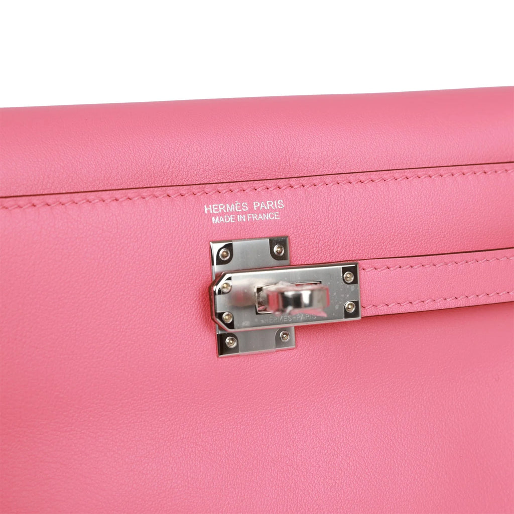 Rose Azalee Palladium Hardware Handbag O9864