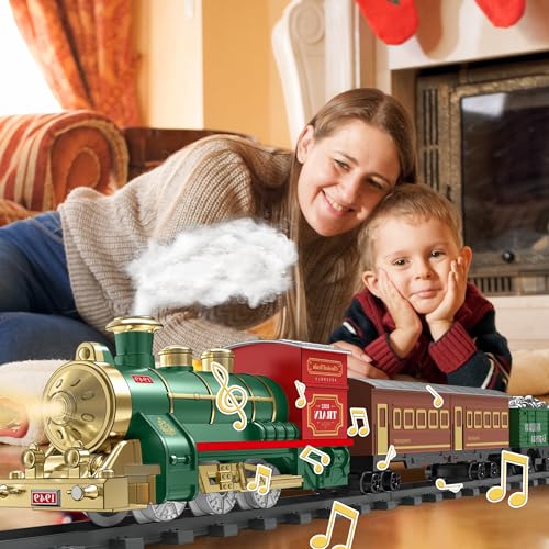 Electric Train Set with Smoke Light & Sound L980979