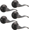 Oil Rubbed Bronze Dummy Door Handles, Right Handed 5 Pack C25600