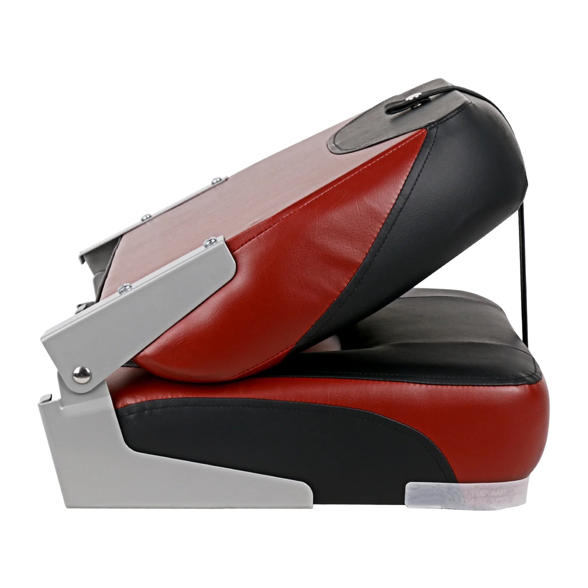Black/Red Folding Fishing Boat Seat, Set of 2 L51575