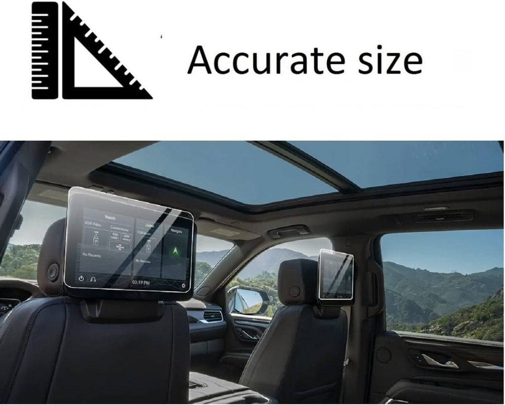 2 Pack Tempered Glass Screen Protector for 12.6-inch Rear-Seat Touch-Screens L57398