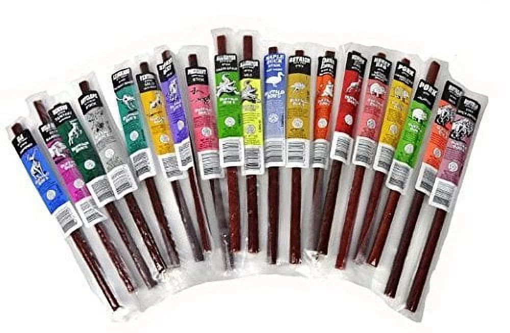10 Piece Game Jerky Sticks Variety Pack O701392