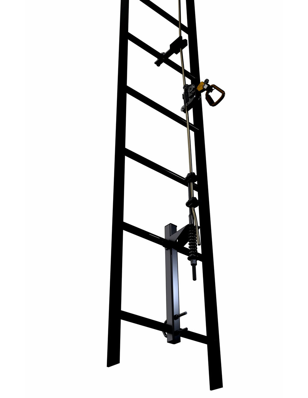 Galvanized Steel Cable Vertical Safety System 70ft X2735