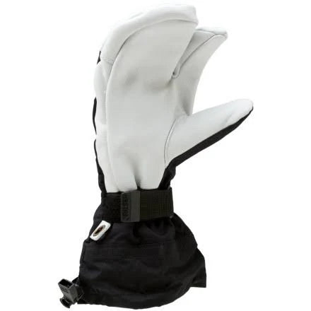 Black 3 Finger Ski Gloves F398