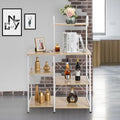 35.5 inch 4-Tier Rolling Kitchen Storage Cart O2097