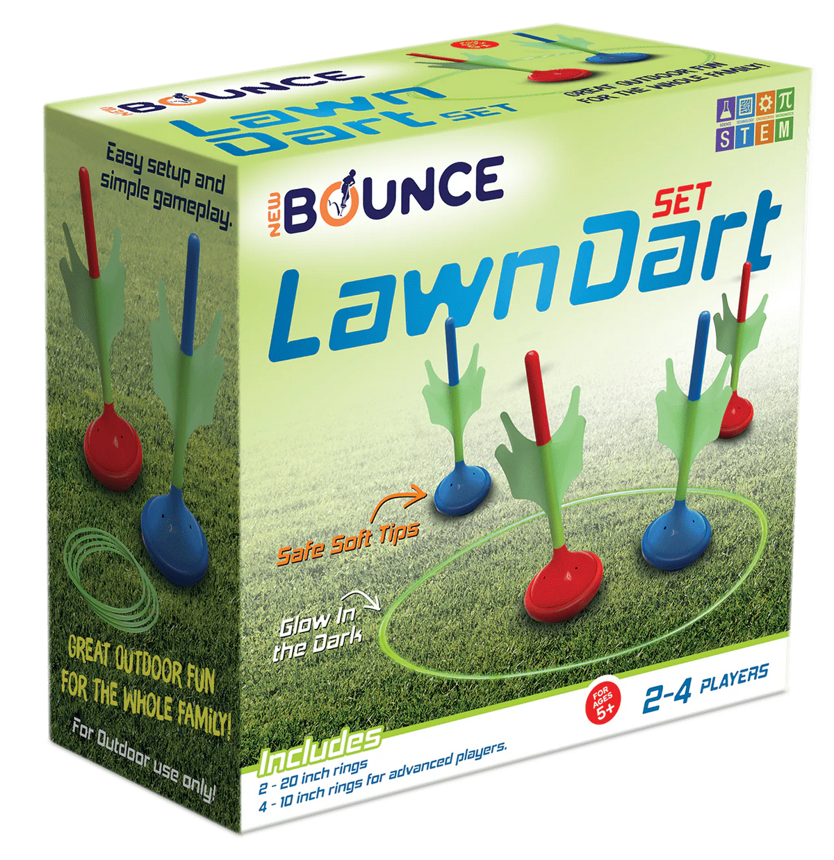 Glow in The Dark Soft Tip Lawn Dart Set C96377