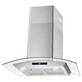 30" 380 CFM Ductless Wall Mount Range Hood in Stainless Steel V57072