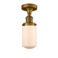 Oil Rubbed Bronze 1 Light Semi-Flush Mount L788