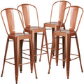 Metal Outdoor Bar Stool (4-Pack) H499625
