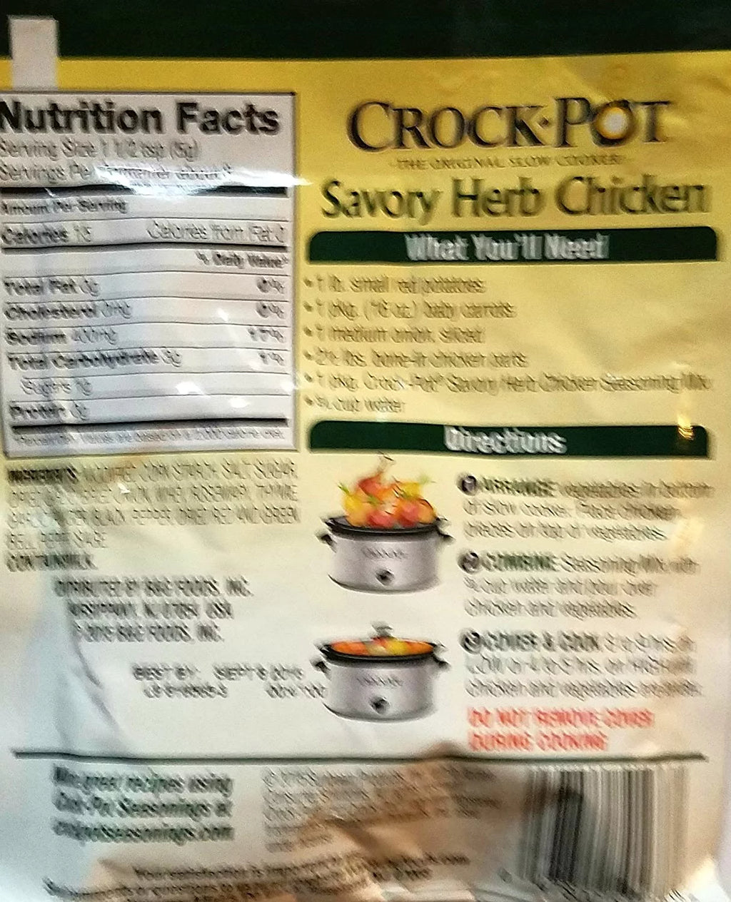 Variety Pack of 4 Slow Cooker Seasoning Mix T575