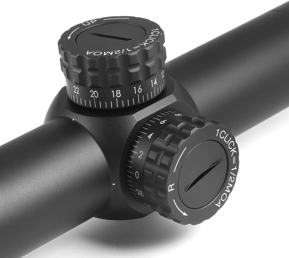 1-5x24 Rifle Scope SFP Miling Reticle with Scope Rings B572268