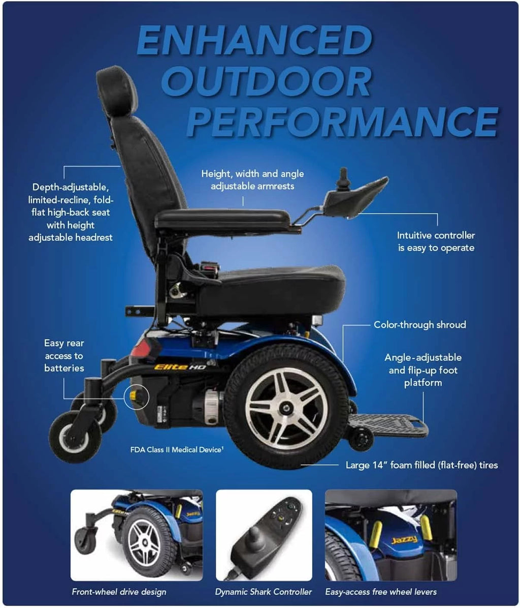 Red Heavy Duty Power Chair E57183