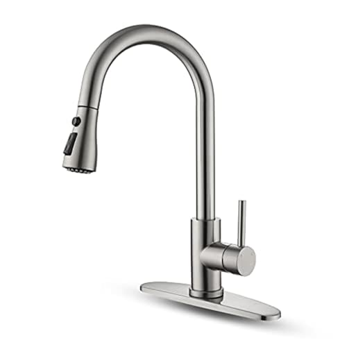 Single Handle Pull Down Sprayer Kitchen Faucet O1958