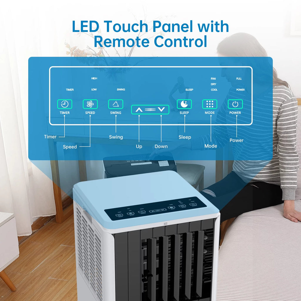 8,000 BTU Portable Air Conditioner with Remote Control U56617