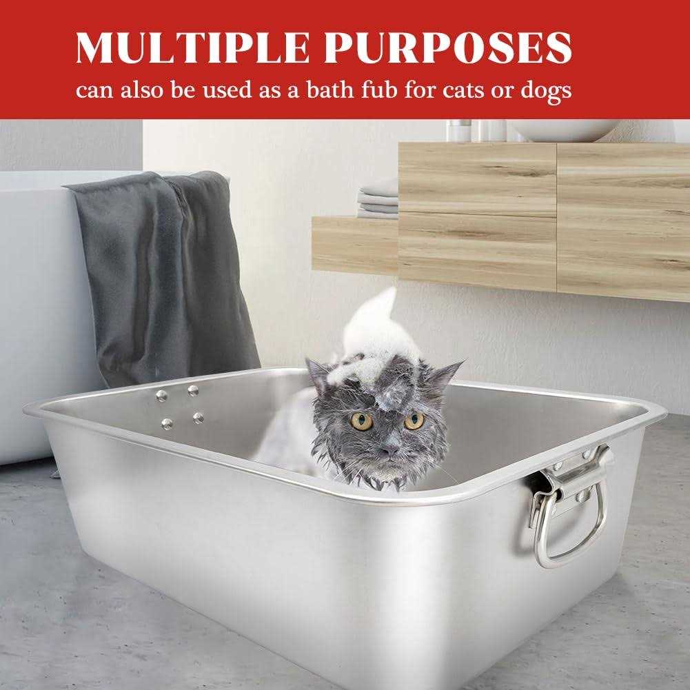 Stainless Steel Cat Litter Box A12845