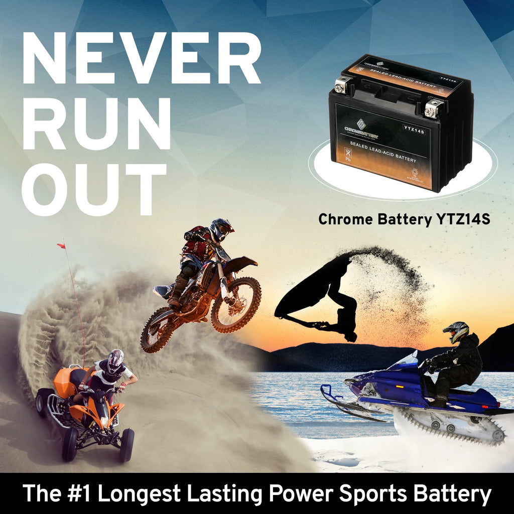 12 Volt 140 CCA Motorcycle Battery P5093