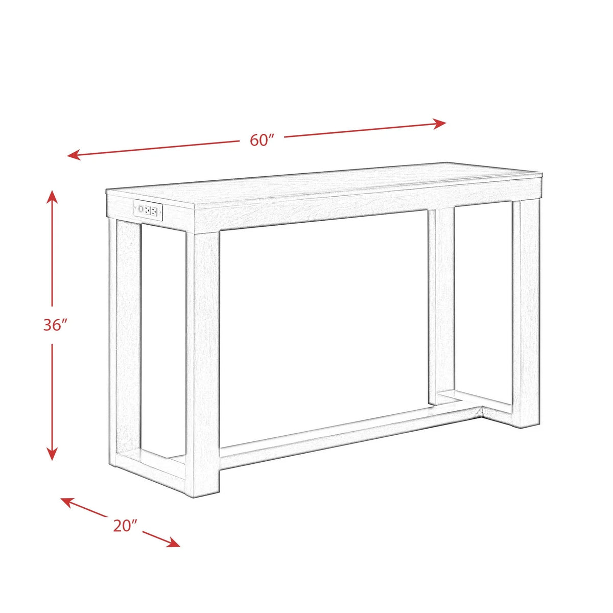 Multipurpose Bar Table Set U95147